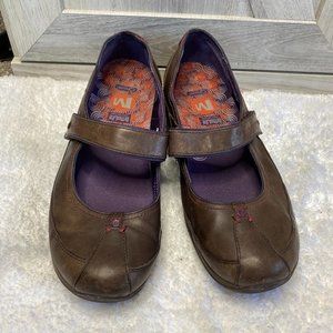 Merrell Allure Espresso Women's Mary Jane Shoes 9.5 Brown Leather Comfort